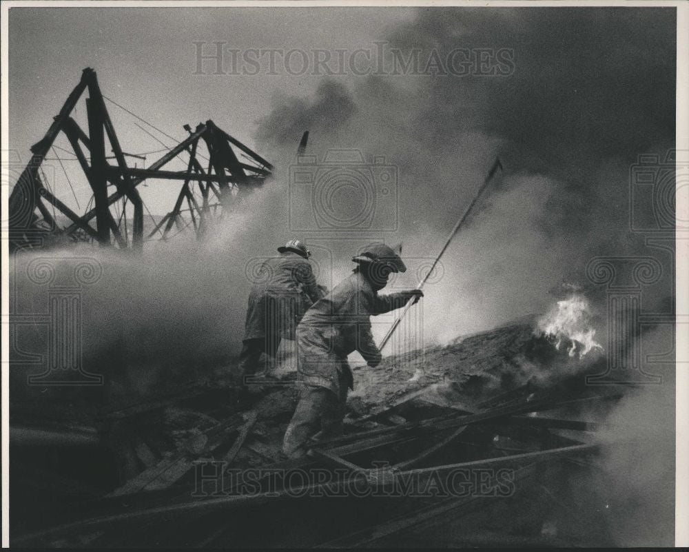 1989 Press Photo Detroit Fire Jefferson Livernois - Historic Images