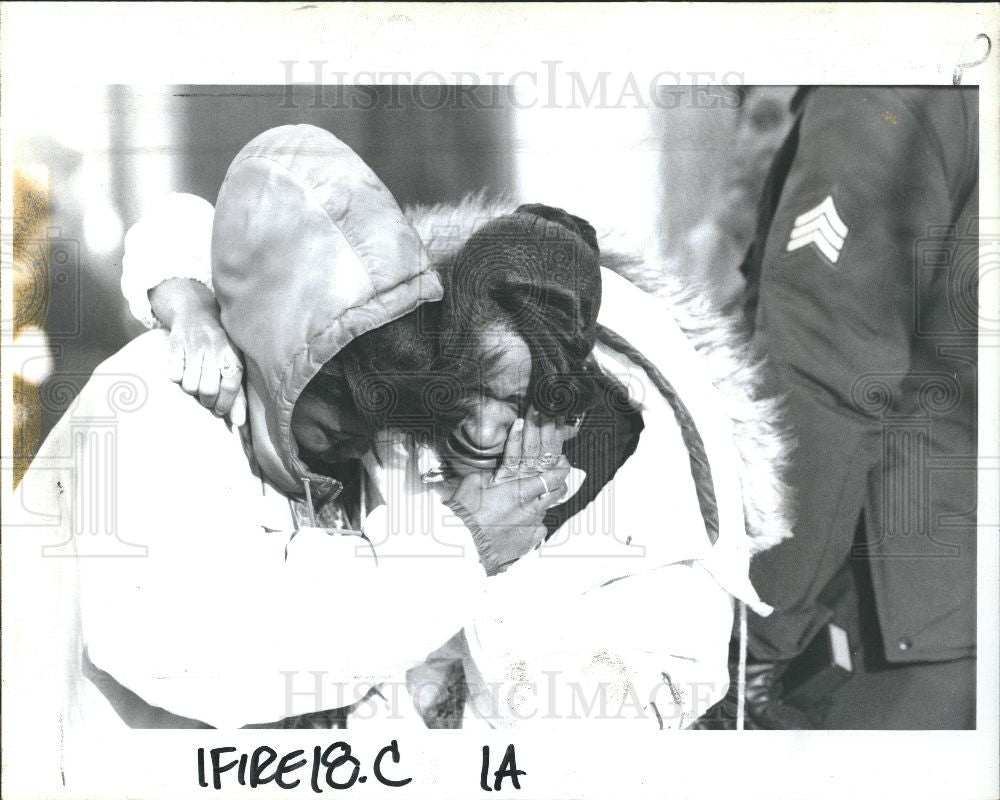 1993 Press Photo fire children died - Historic Images