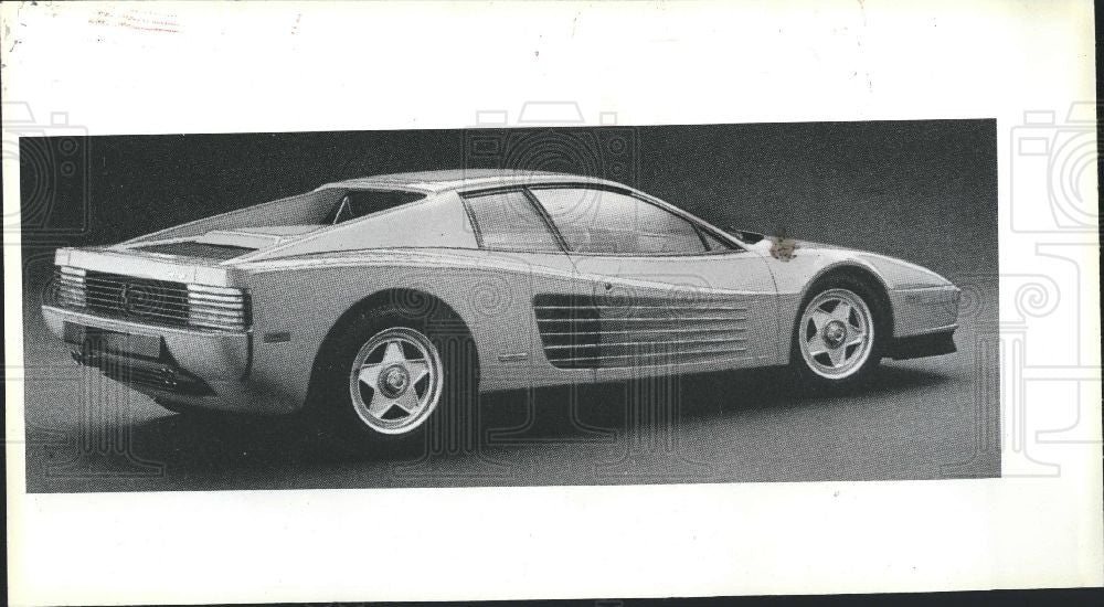 1985 Press Photo Ferrari, Valet Parking - Historic Images
