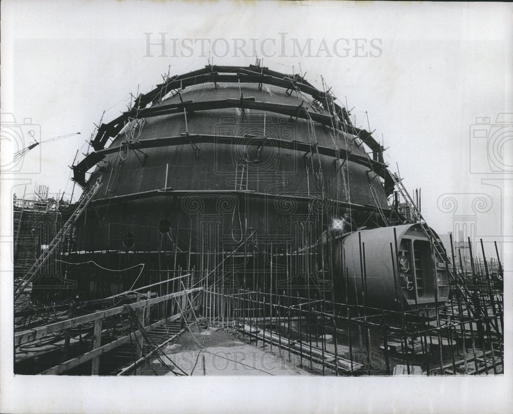 1972 Press Photo Fermi A plant reactor - Historic Images