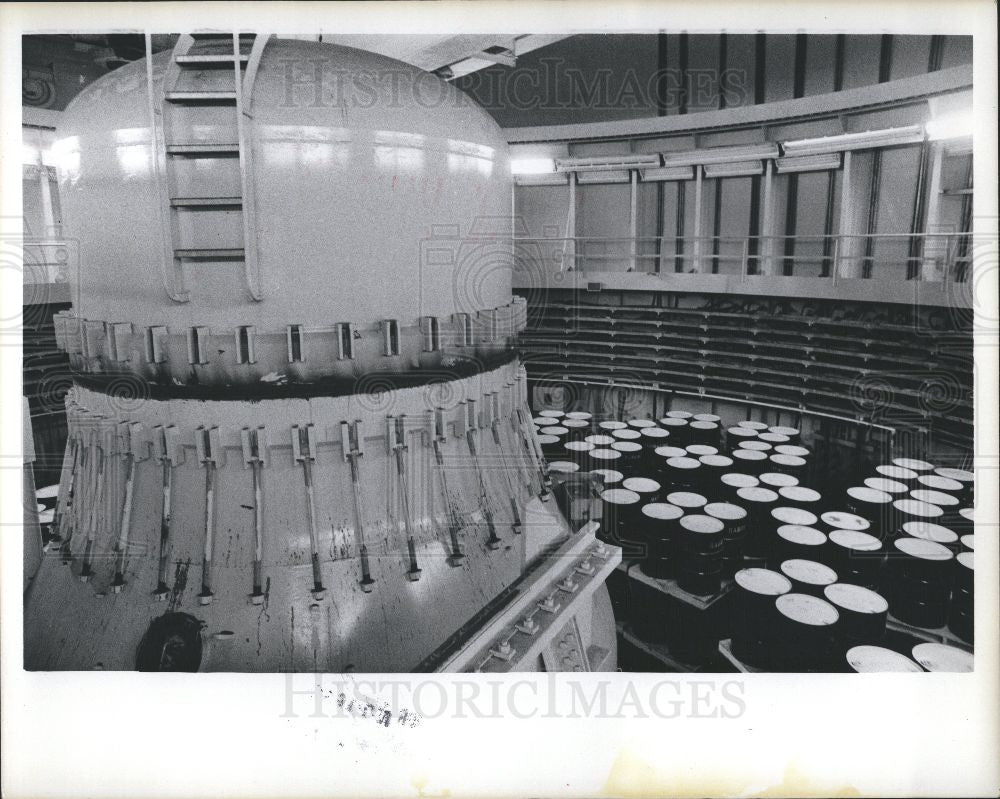 1975 Press Photo Fermi I  nuclear reactor - Historic Images