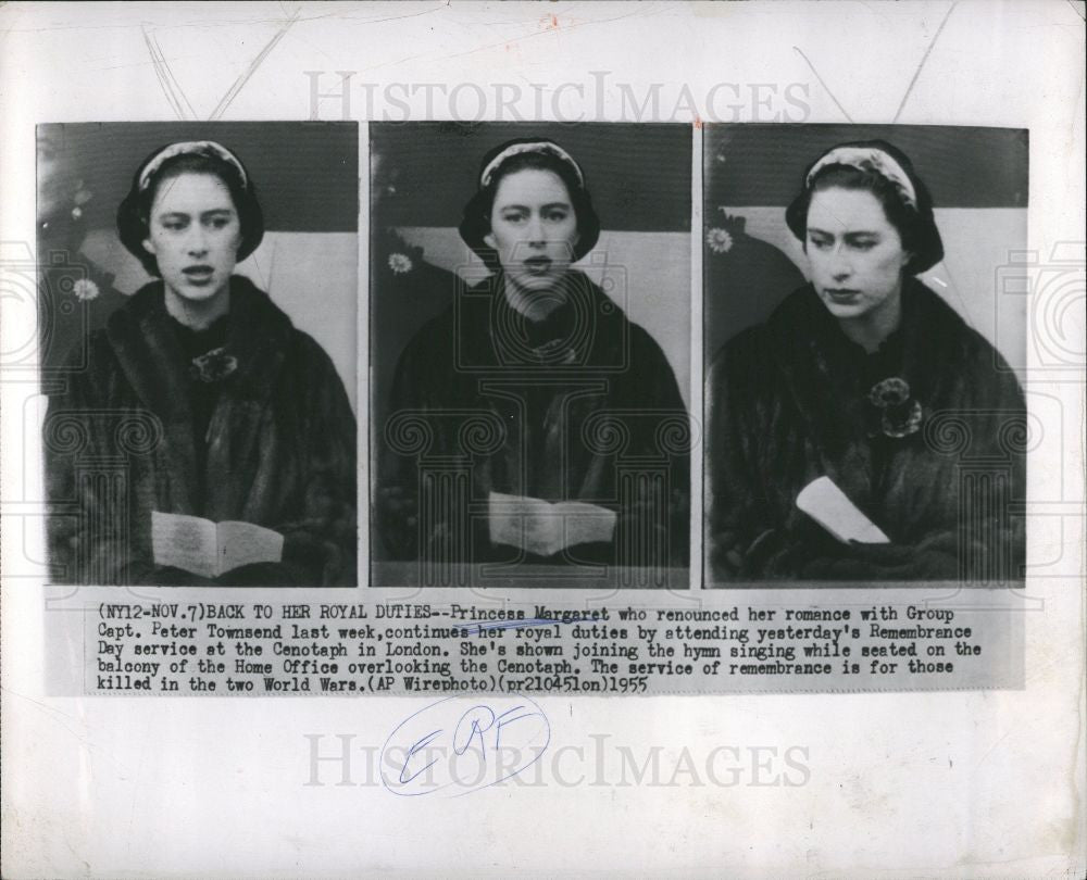 1955 Press Photo Princess Margaret-Back to Royal Duties - Historic Images