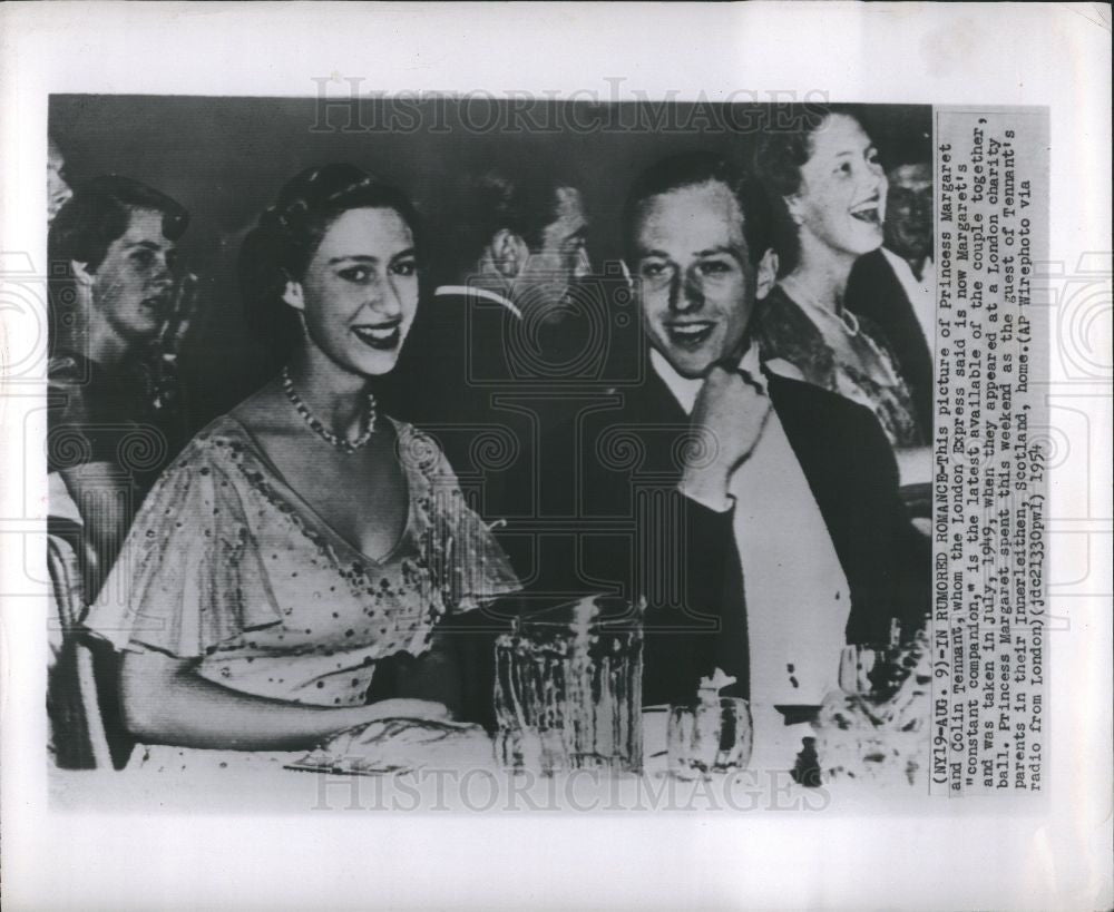 1954 Press Photo Margaret Princess - Historic Images