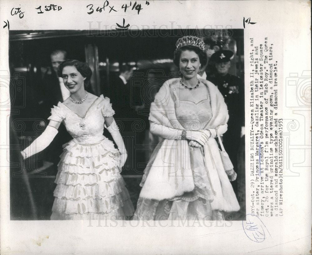 1953 Press Photo Princess Margaret - Historic Images