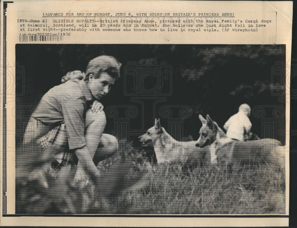 1970 Press Photo British Princess Anne - Historic Images