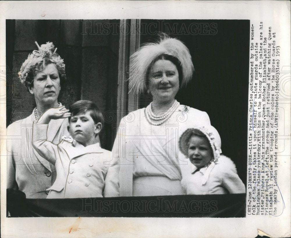 1953 Press Photo Elizabeth Angela Marguerite  charles - Historic Images