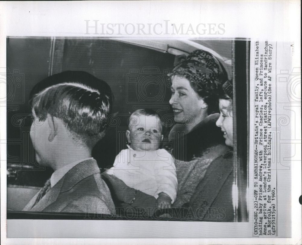 1960 Press Photo Queen Elizabeth - Historic Images