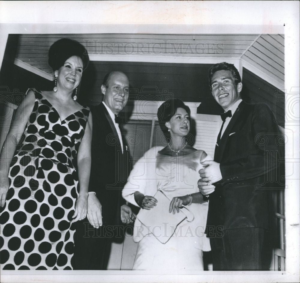 1965 Press Photo Nicholas Katzenbach Princess Margaret - Historic Images