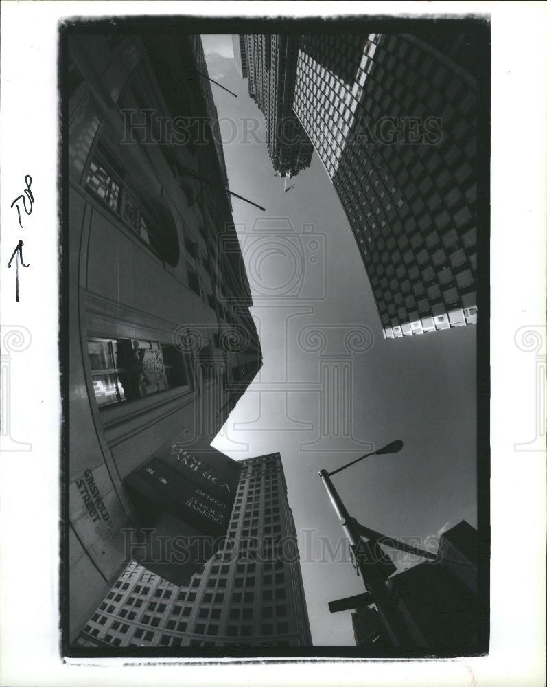 Press Photo First of America Detroit Comerica - Historic Images