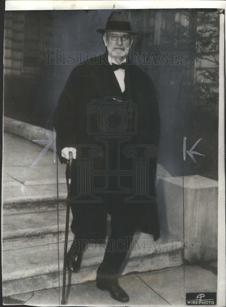 1937 Press Photo SupremeCourt Justice George Sutherland - Historic Images
