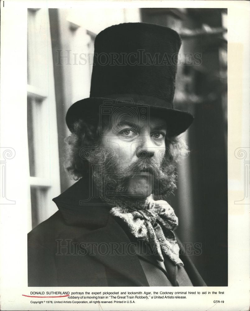 1979 Press Photo donald sutherland actor - Historic Images