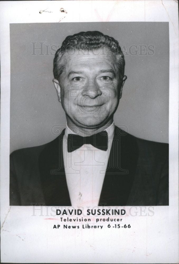 1966 Press Photo David Susskind - Historic Images