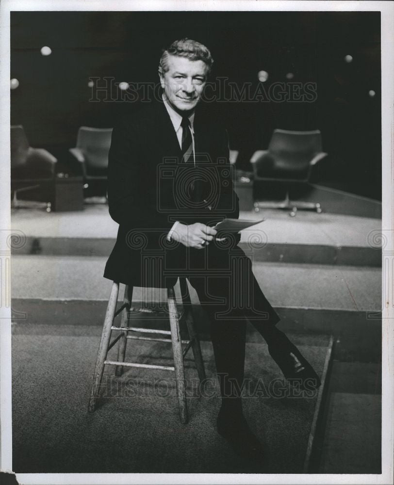 Press Photo David Susskind talk show host TV - Historic Images