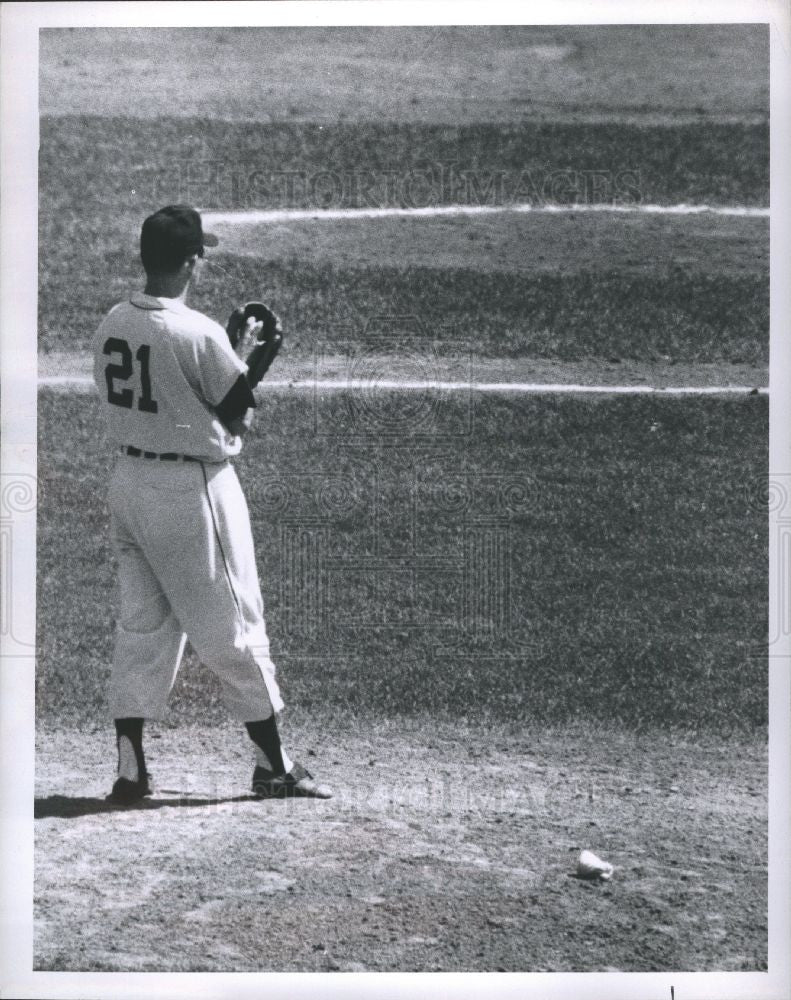 1961 Press Photo George Susce Detroit Tigers Pitcher - Historic Images