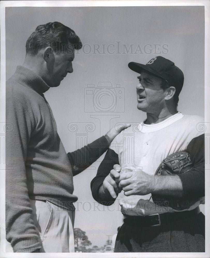 1958 Press Photo Mickey McDermott and George Susce - Historic Images