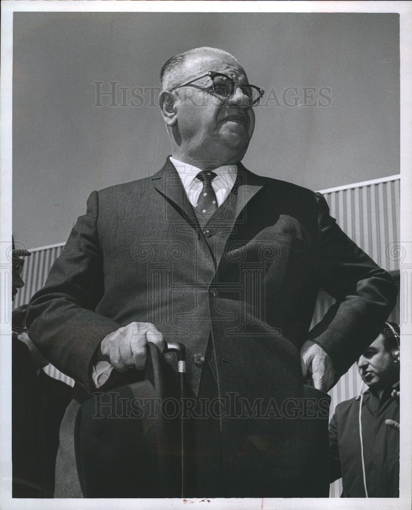 1967 Press Photo Cevdet Sunay President Turkey04/11/196 - Historic Images