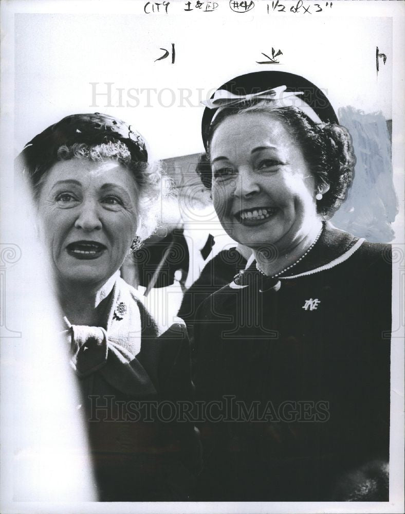1956 Press Photo Mrs. Arthur Summerfield, Postmaster - Historic Images