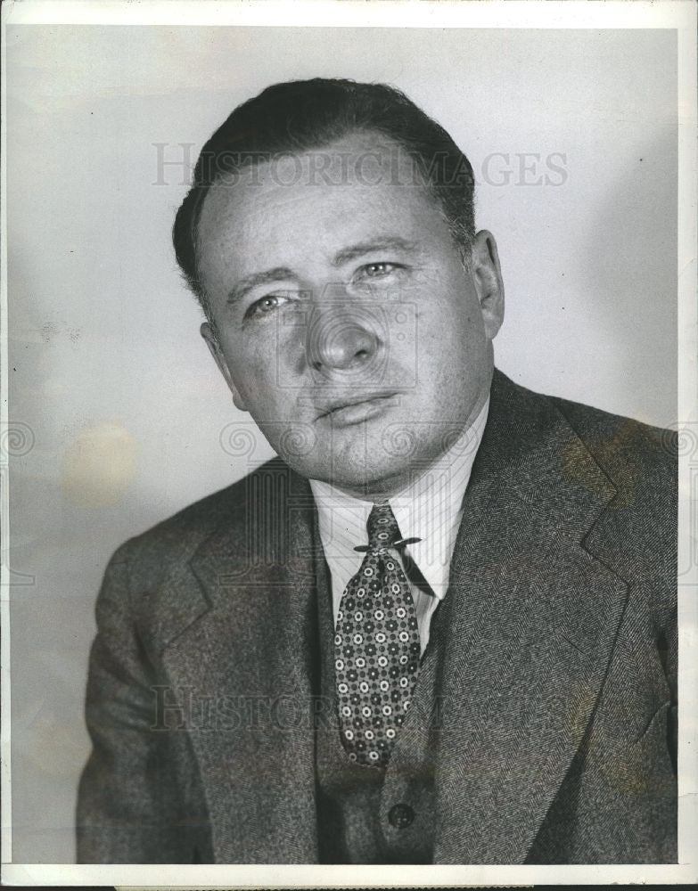 1942 Press Photo Arthur Summerfield Flint Secretary GOP - Historic Images