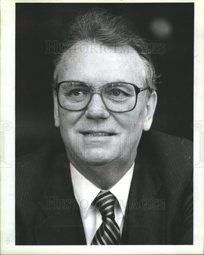 1985 Press Photo Michael Sumichrast - Economist - Historic Images