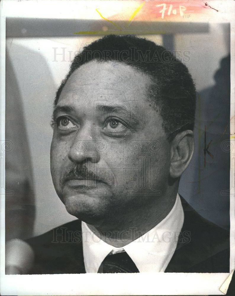 1979 Press Photo Leon Sullivan, 1st black director - Historic Images