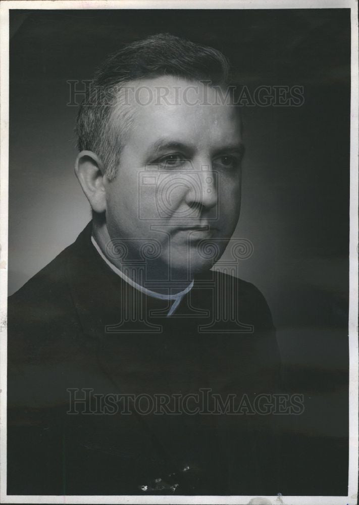 1972 Press Photo Father James S. Sullivan - New Bishop - Historic Images