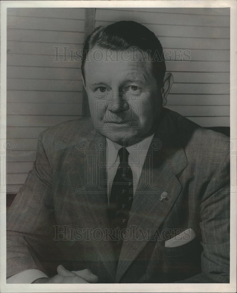 1949 Press Photo John L.Sullivan secretary - Historic Images