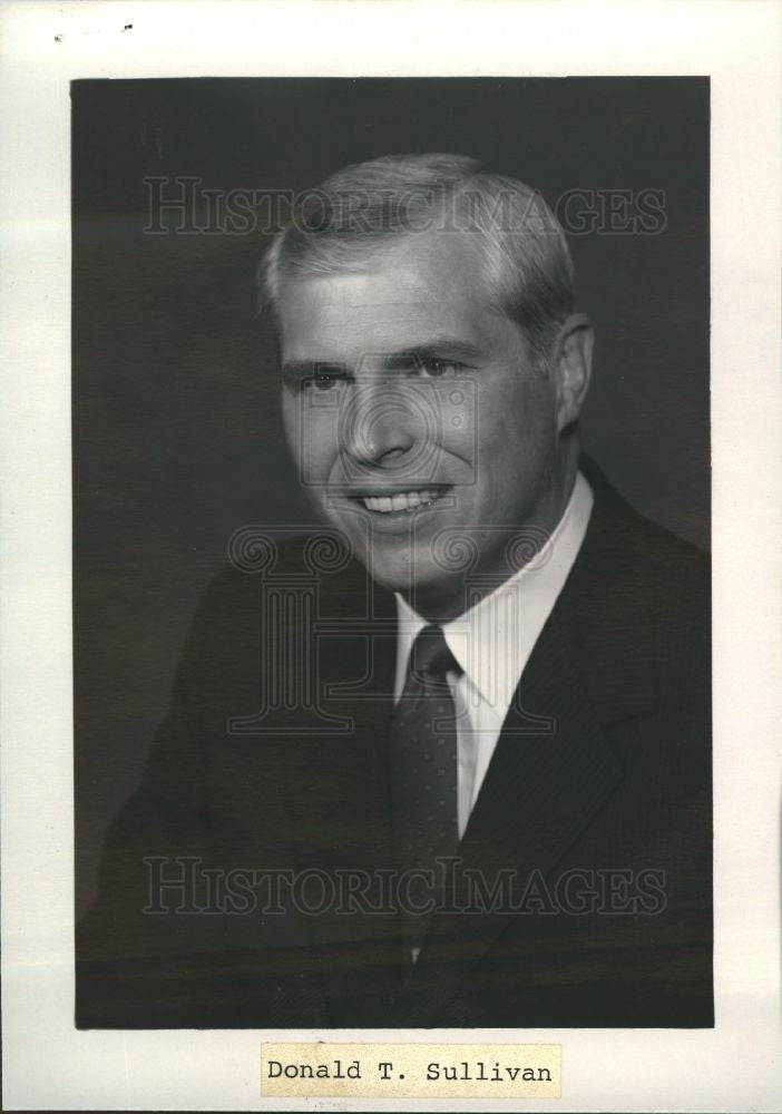 1987 Press Photo Donald T. Sullivan - Historic Images