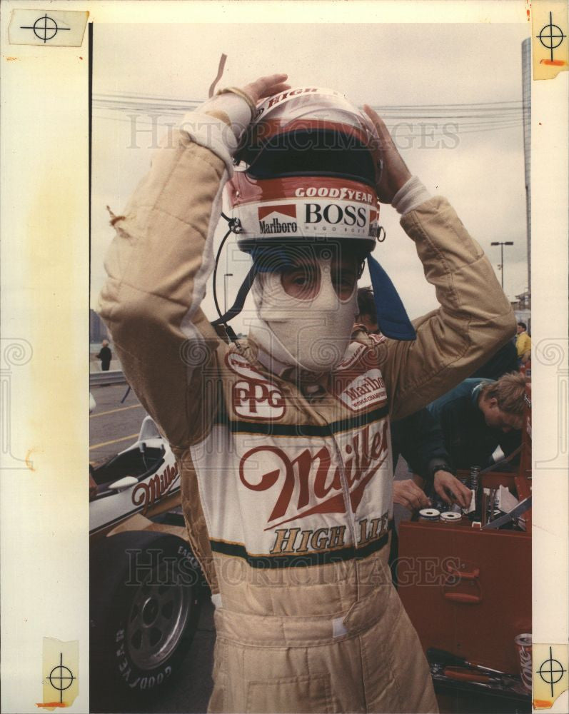 1989 Press Photo Danny Sullivan, Racer - Historic Images