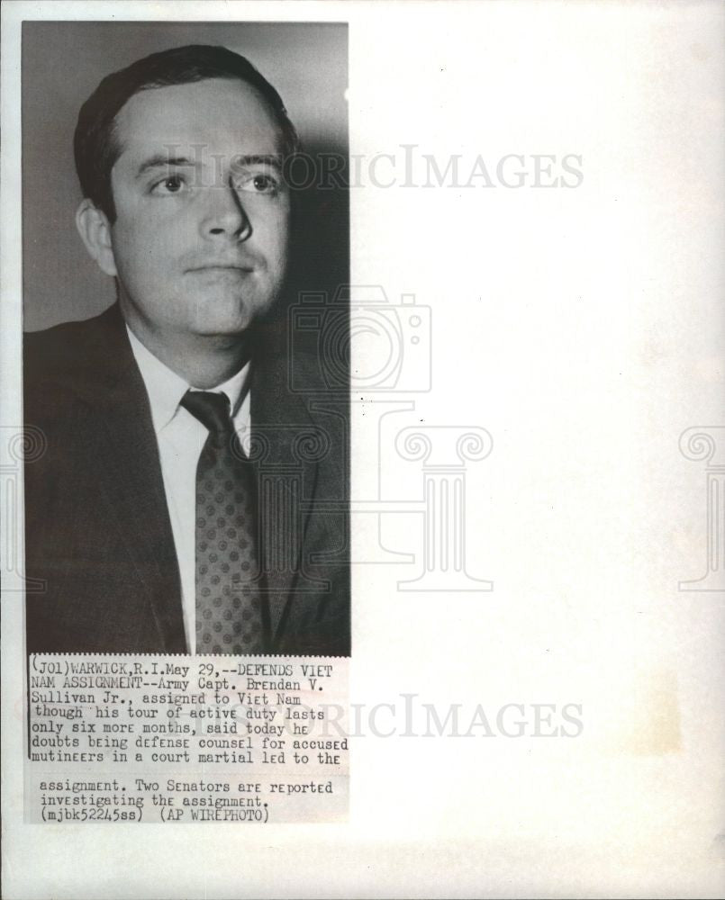 1969 Press Photo Brendan V. Sullivan, Jr. - Historic Images
