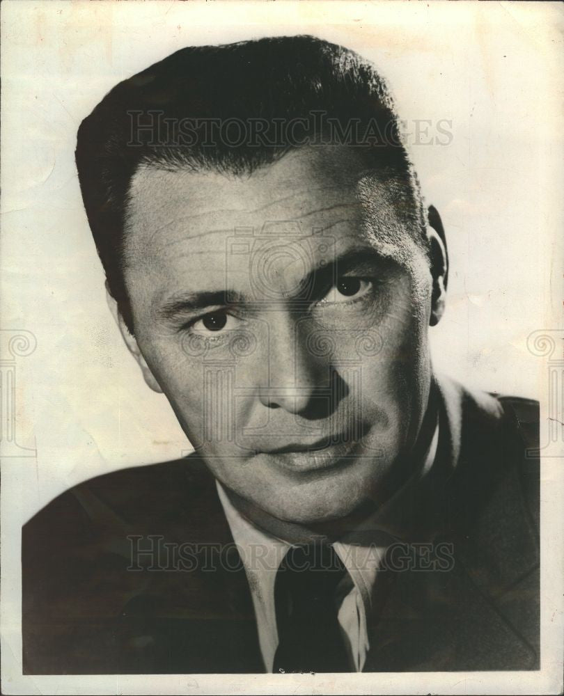 1965 Press Photo Barry Sullivan Actor - Historic Images