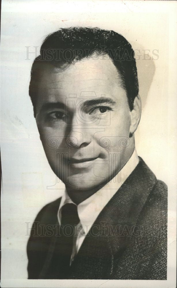 1956 Press Photo Barry Sullivan Actor - Historic Images