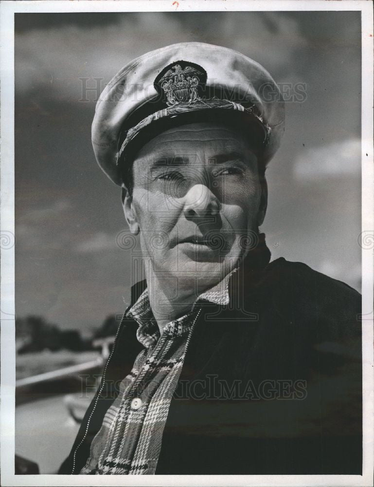 1957 Press Photo Barry Sullivan movie actor American - Historic Images
