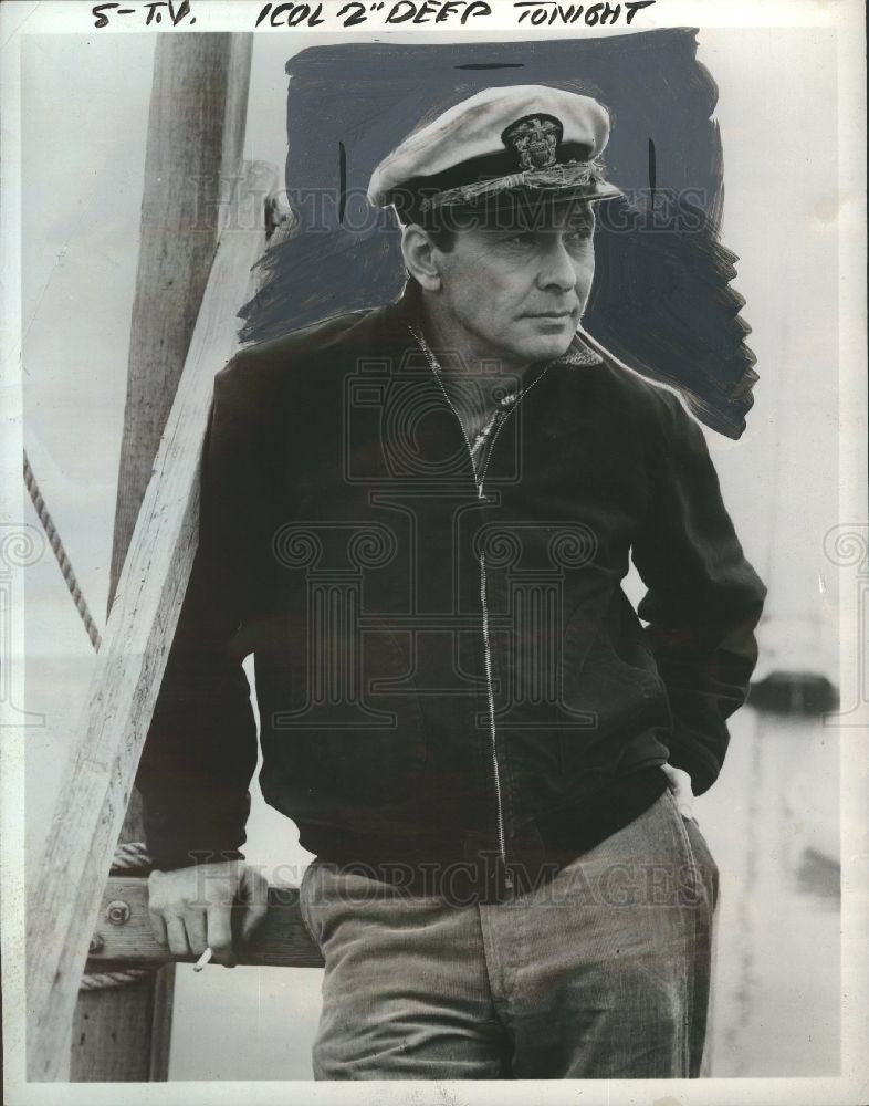 1957 Press Photo Barry Sullivan Actor - Historic Images