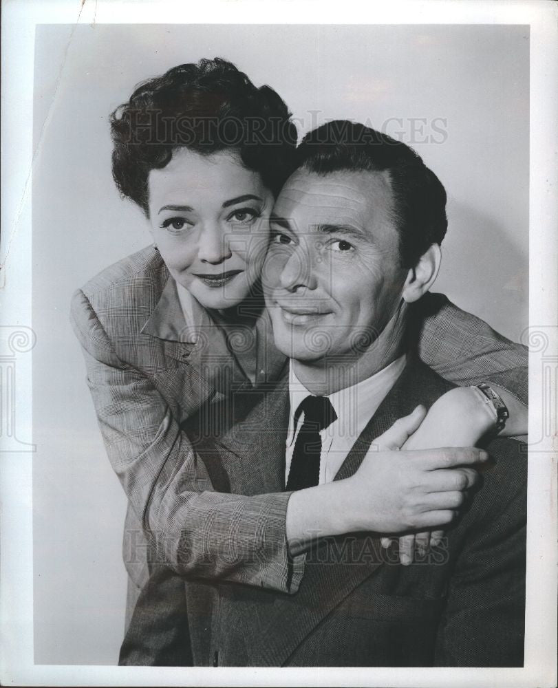 1954 Press Photo Barry Sullivan (actor) - Historic Images