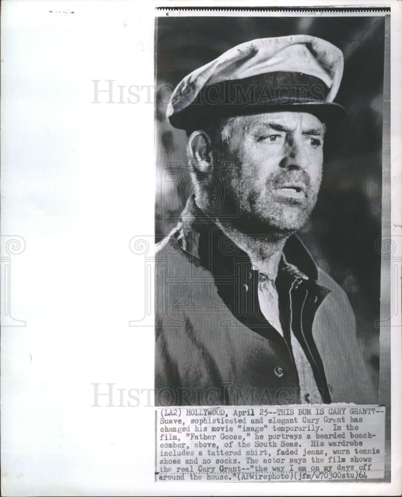 1964 Press Photo Cary Grant - Actor - Historic Images