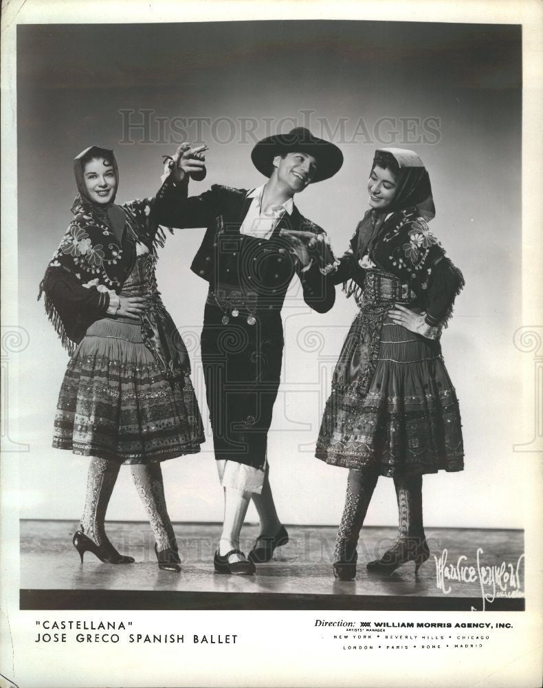 1965 Press Photo Jose Greco Spanish Ballet Dancer - Historic Images