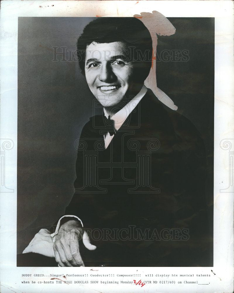 1969 Press Photo Buddy Greco - singer and pianist - Historic Images