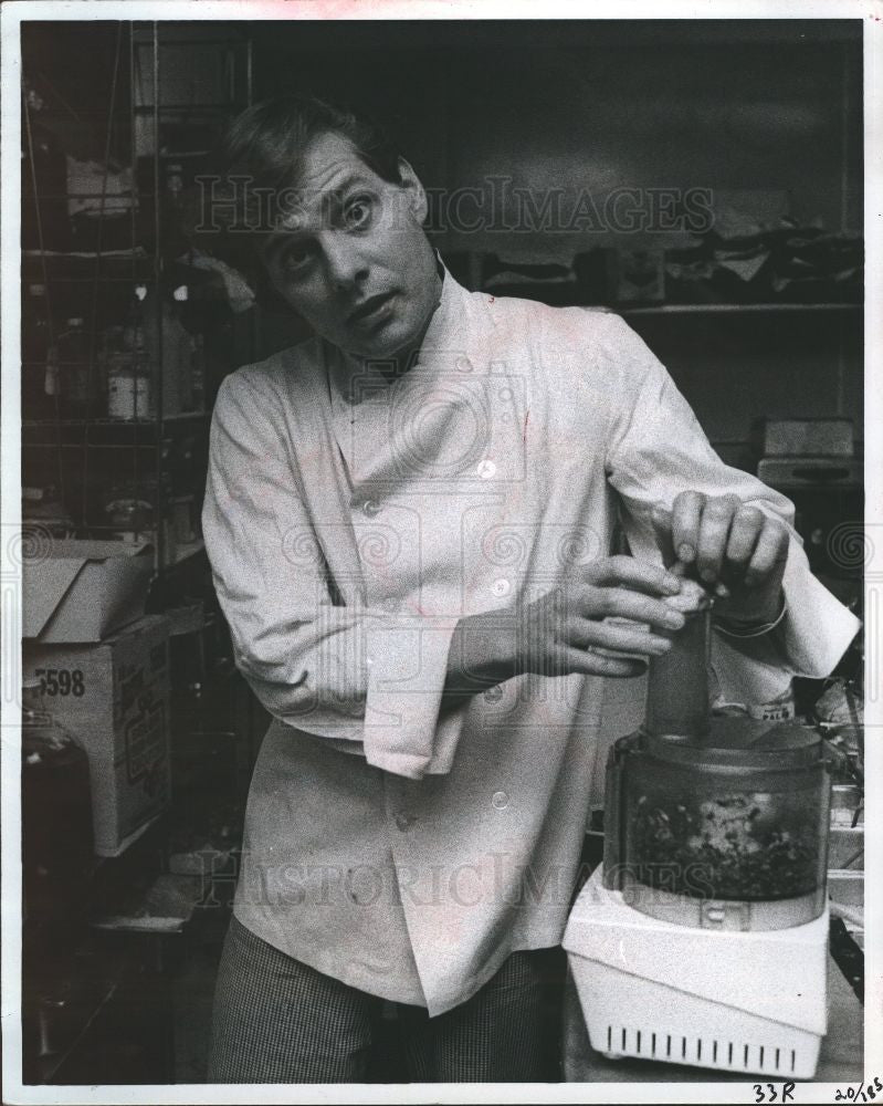 1987 Press Photo Doug Grech Chef - Historic Images