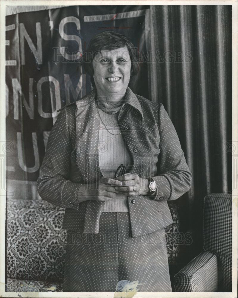 1976 Press Photo Ella T. Grasso American politician - Historic Images