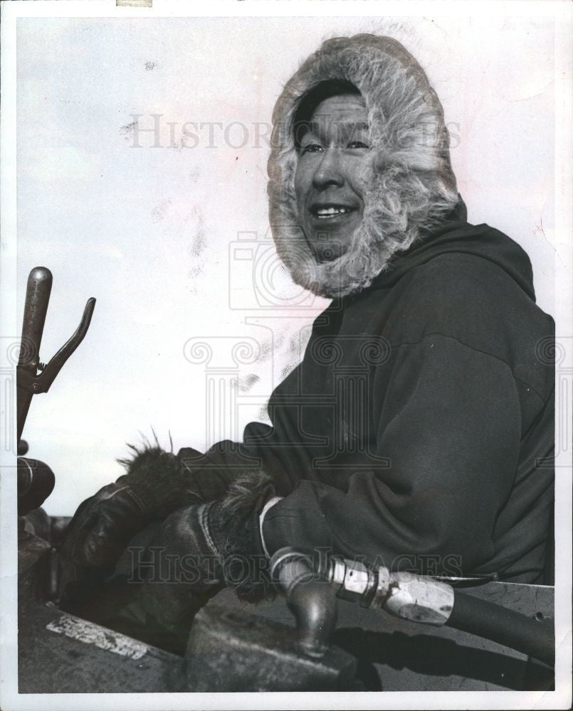 1966 Press Photo Eskimo Across - Historic Images