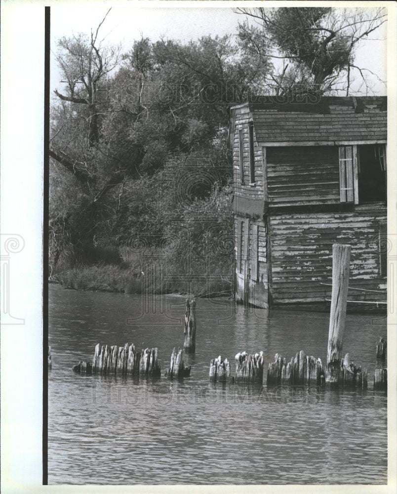 1976 Press Photo Erosion - Historic Images