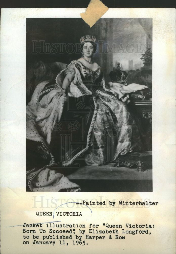 1965 Press Photo Queen Victoria - Historic Images