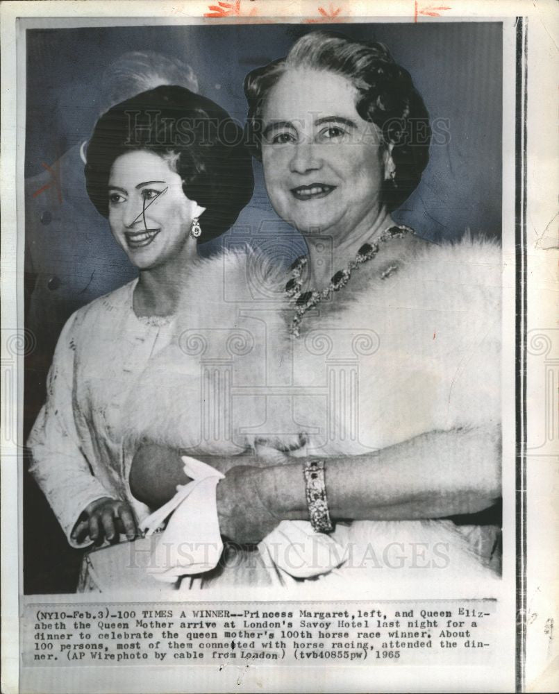 1965 Press Photo Elizabeth Queen Mother - Historic Images