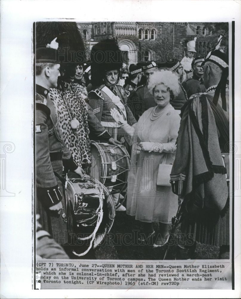 1965 Press Photo Mother Elizabeth - Historic Images