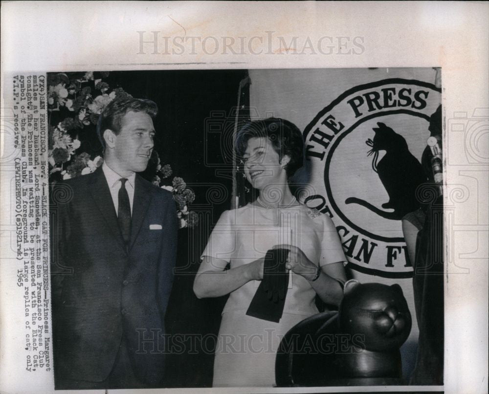 1965 Press Photo Princess Margaret Lord Snowden royalty - Historic Images
