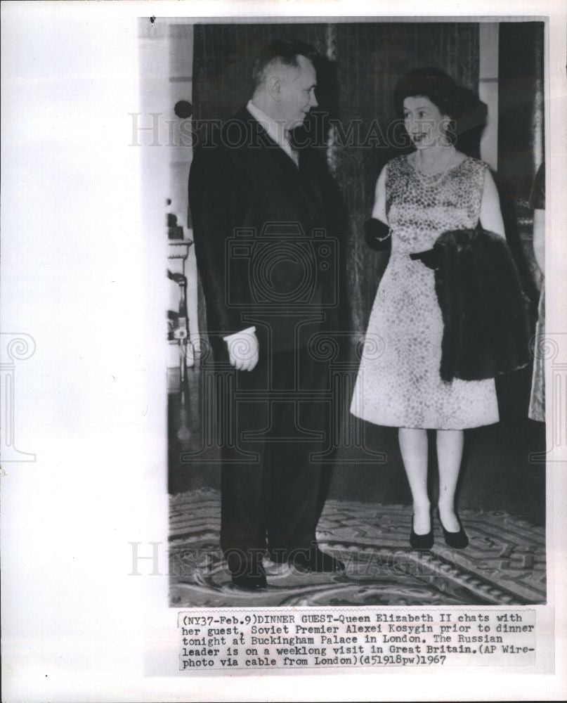 1967 Press Photo Queen Elizabeth II monarch - Historic Images