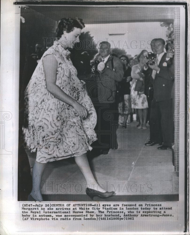 1961 Press Photo Princess Margaret british royal family - Historic Images
