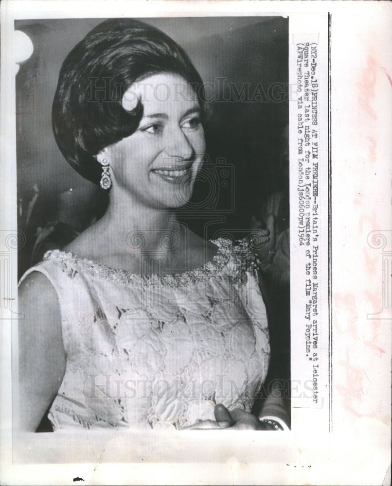 1964 Press Photo Princess Margaret, Countess of Snowdon - Historic Images