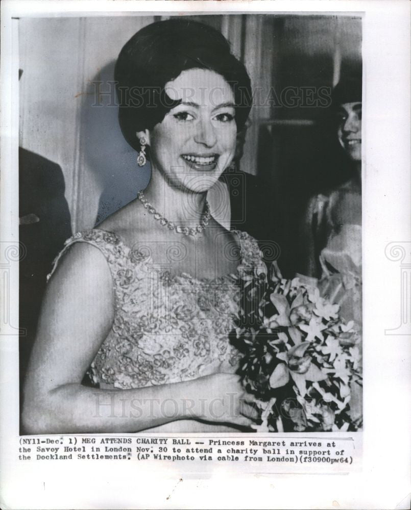 1964 Press Photo Princess Margaret - Historic Images