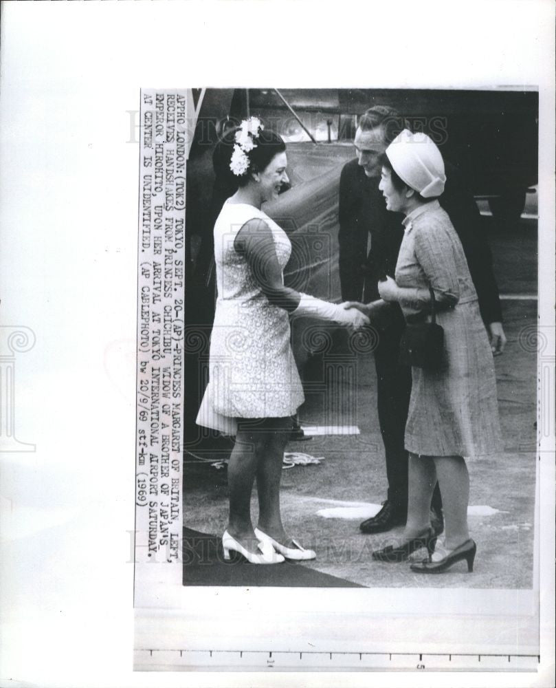 1969 Press Photo Princess Margaret Chichibu Tokyo Japan - Historic Images
